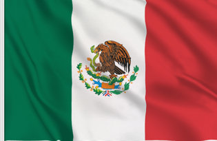 Mexico Table Flag