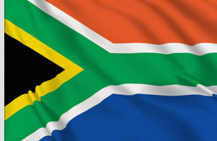 South Africa Table Flag