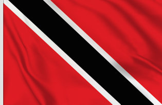 Trinidad Tobago Table Flag