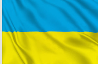 Ukraine Table Flag