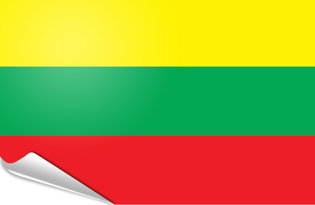 Adhesive flag Lithuania