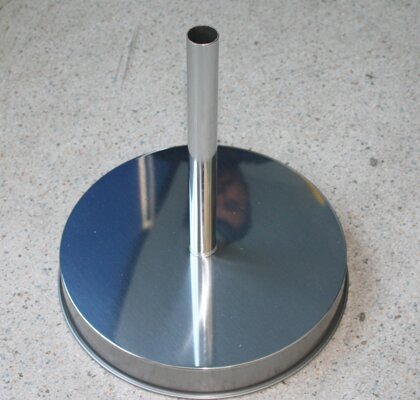 Base 1 Bandiera in Ferro Cromato