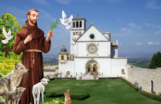 Bandera San Francesco di Assisi