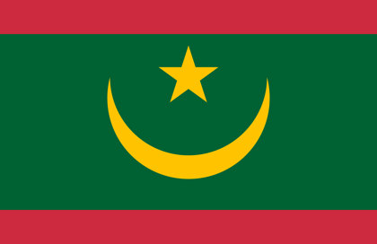 Bandera Mauritania