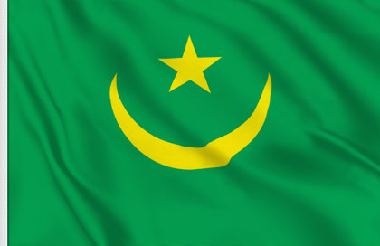 Bandera Mauritania histórica (1959-2017)