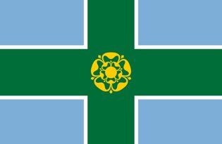 Derbyshire County Flag