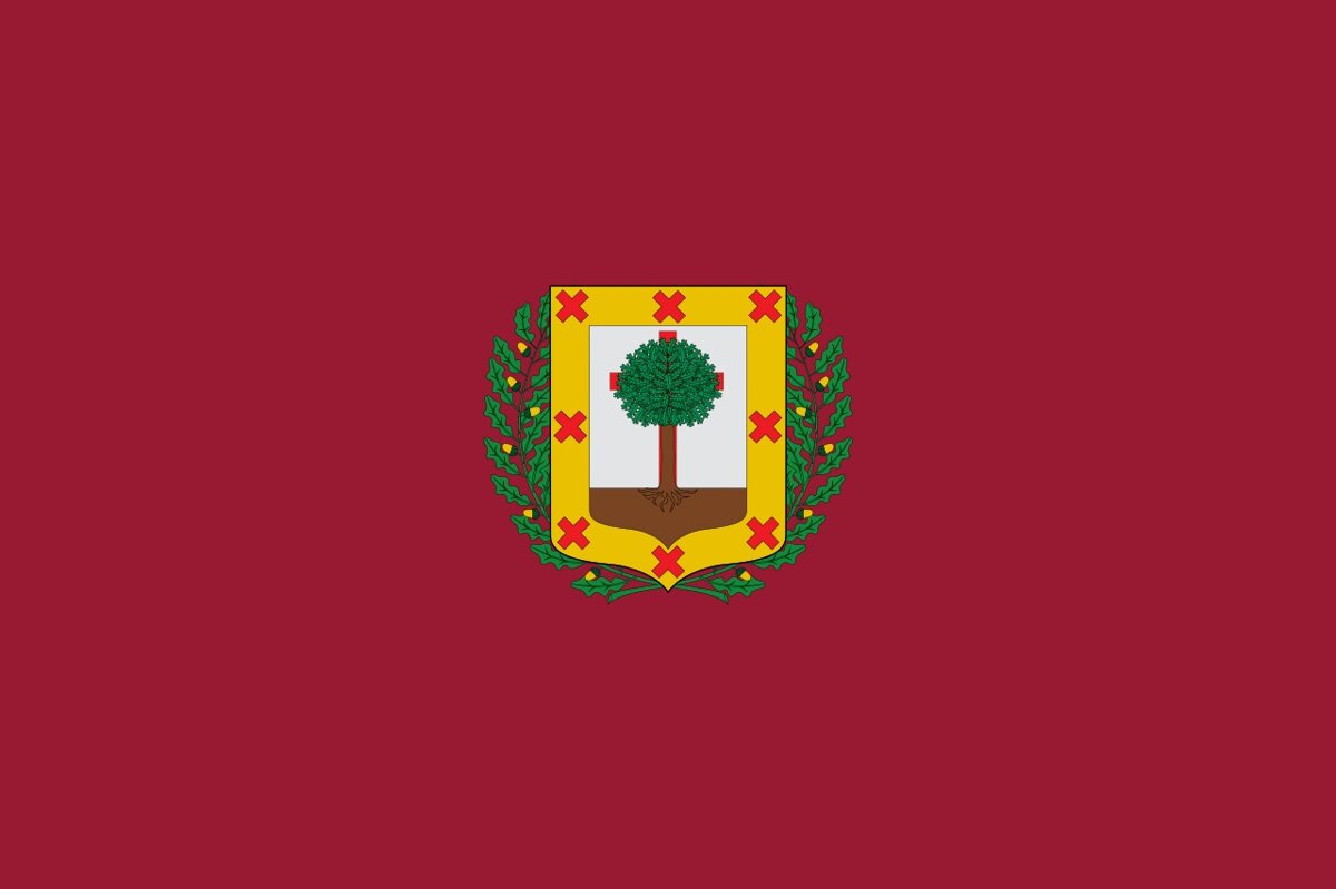 La bandera de la Provincia de Vizcaya, la bandera