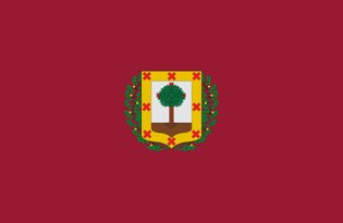 La bandera de la Provincia de Vizcaya