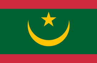 Mauritania Table Flag